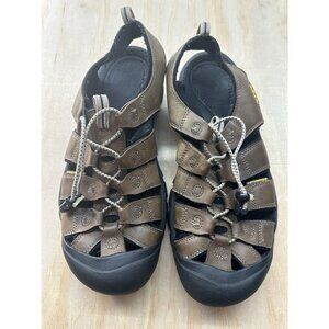 Keen Men’s 13m Leather Sandals Round Toe